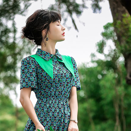Early summer new women's wear guide come on, L M AGNESE, start flower young life